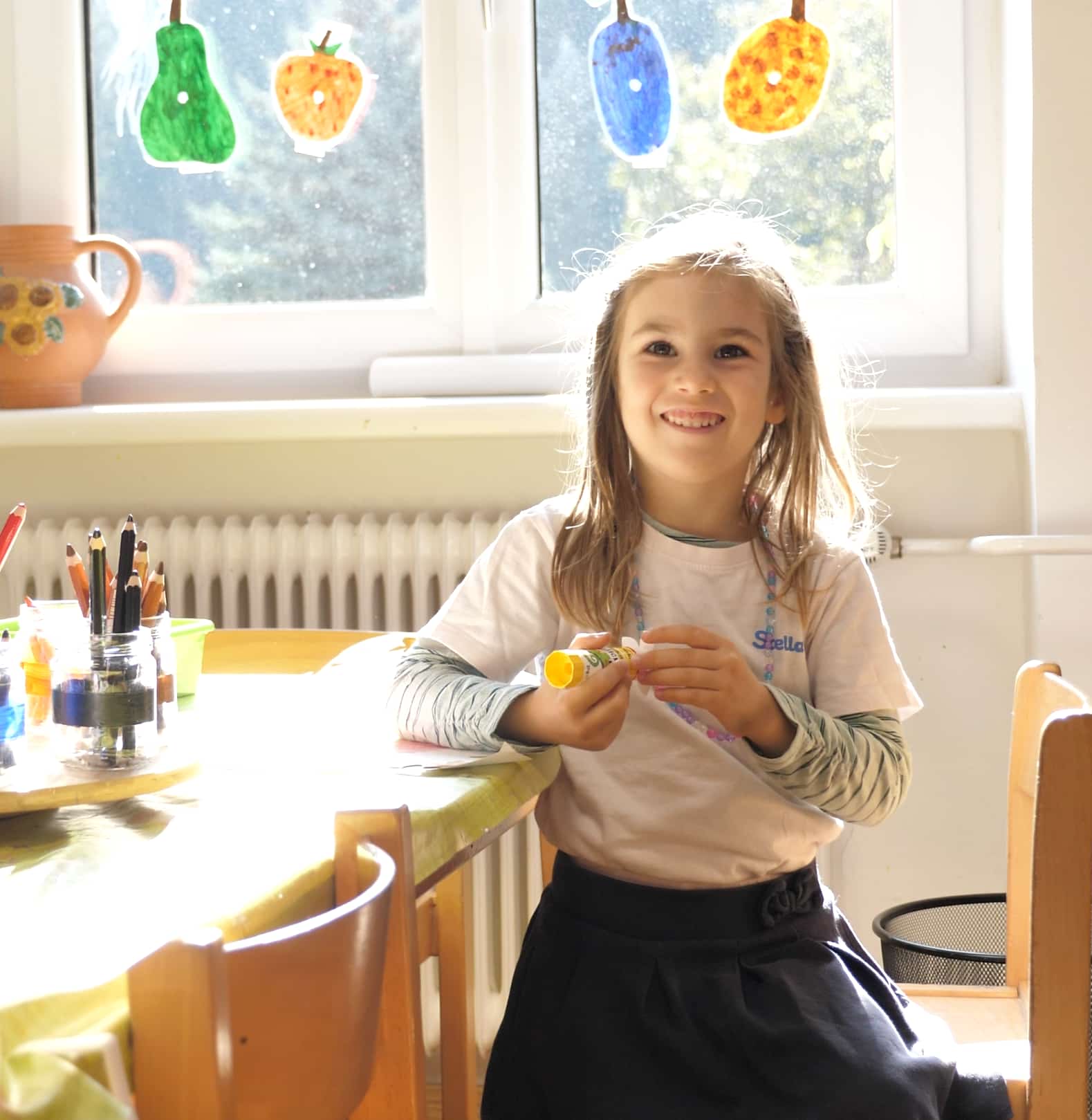 Lachendes Kind am Campus Stella Seebenstein